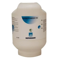 Maskinopvaskemiddel - Novadan Bistro Powder 743 - til service, glas og alu - 3,2 kg - 3 stk