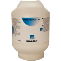 Maskinopvask Novadan Bistro Powder CL 349 alusikker med klor uden farve og parfume 3 kg - 3 stk