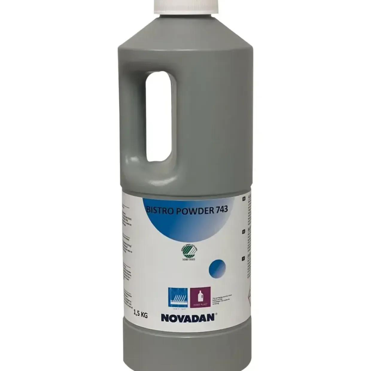 Maskinopvask - Novadan Bistro Powder 743 - Alusikker, uden klor, farve og parfume - 1,5 kg - 8 stk