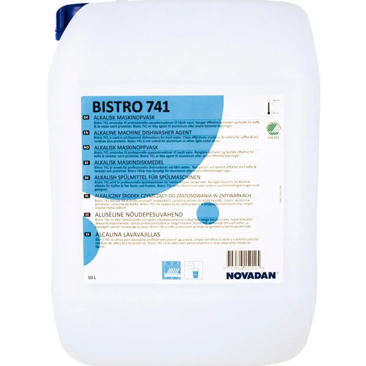 Maskinopvask - Novadan Bistro 741 - 10 liter