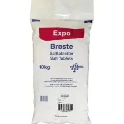 Maskinopvask, Salt, Tabs Brøste, Expo, Salttabletter, til blødgøringsanlæg - 10 kg