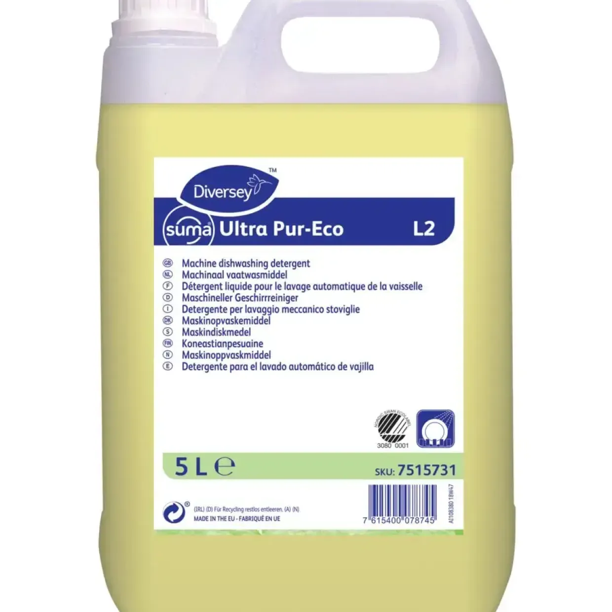Maskinopvask - Suma Ultra Pur-Eco L2 - 5 l - 2 stk