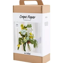 Maxi DIY Kit Crepepapir, Blomsterbuket, ass. - 1 pk