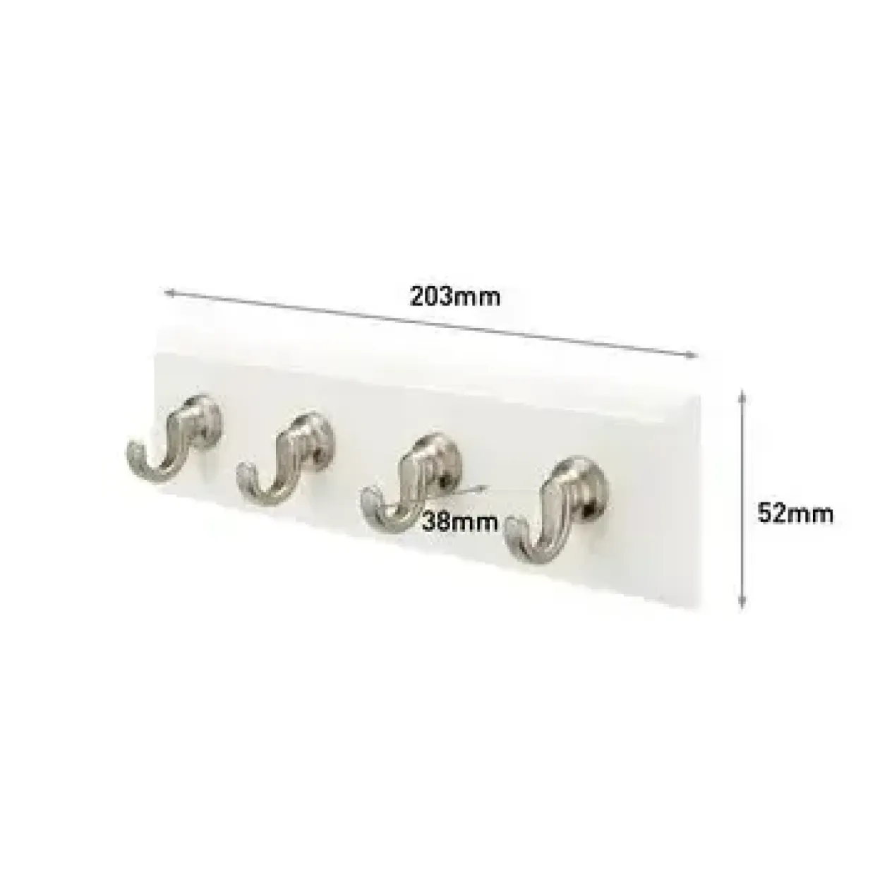 3M Command - Knager - Nøgleophæng med quartzfinish HOM18-Q - Grå
