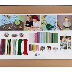 Mega DIY Mix Farverig Jul, Julefigurer, ass. farver