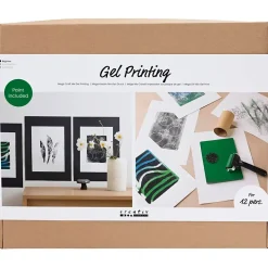 Mega DIY Mix Gel Print , Farvede prints