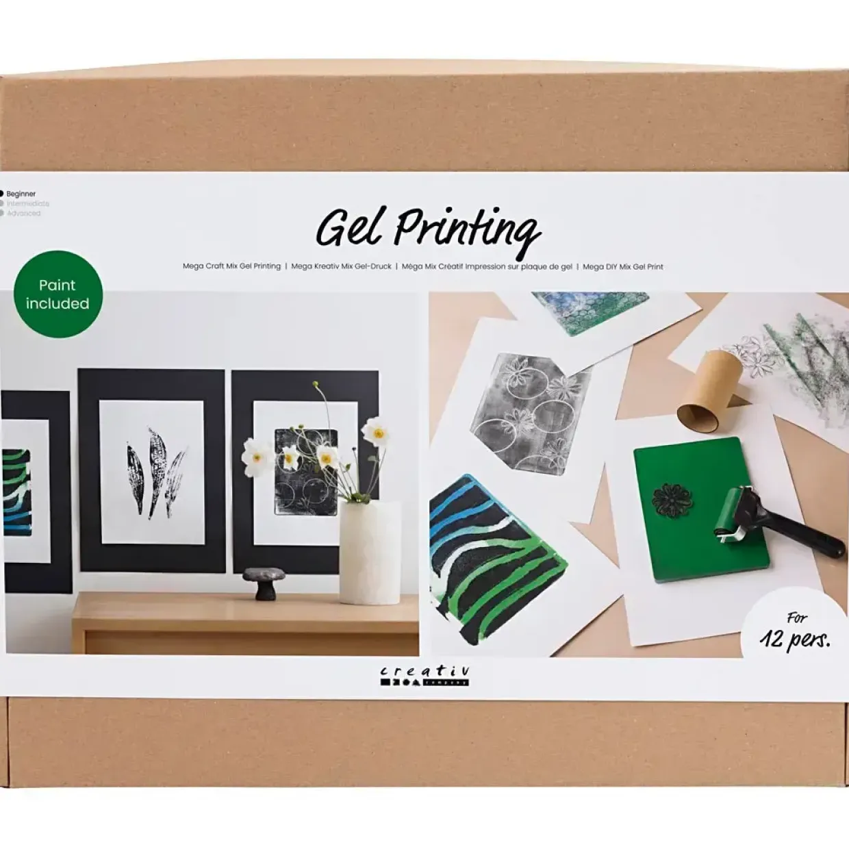 Mega DIY Mix Gel Print , Farvede prints