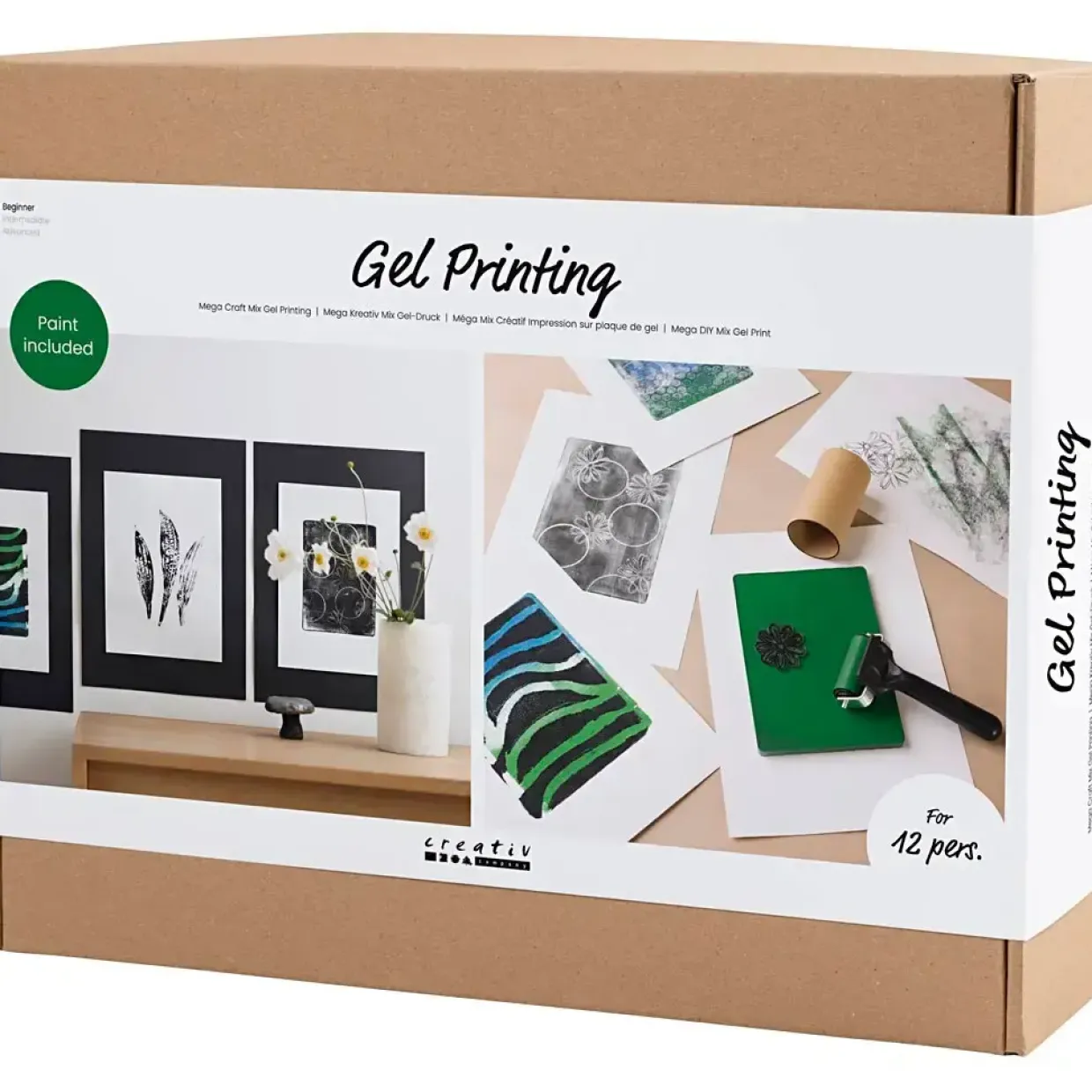 Mega DIY Mix Gel Print , Farvede prints