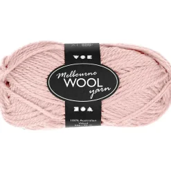 Melbourne Uldgarn, L: 92 M, pind 4-5,5, lys rød, 50 g/ 1 ngl.