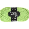 Melbourne Uldgarn, L: 92 M, pind 4-5,5, neon grøn, 50 g/ 1 ngl.