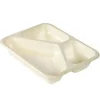 Menu bakke 3-rum Bioplast 500/250/190ml - 227x178x45mm 168stk/kar