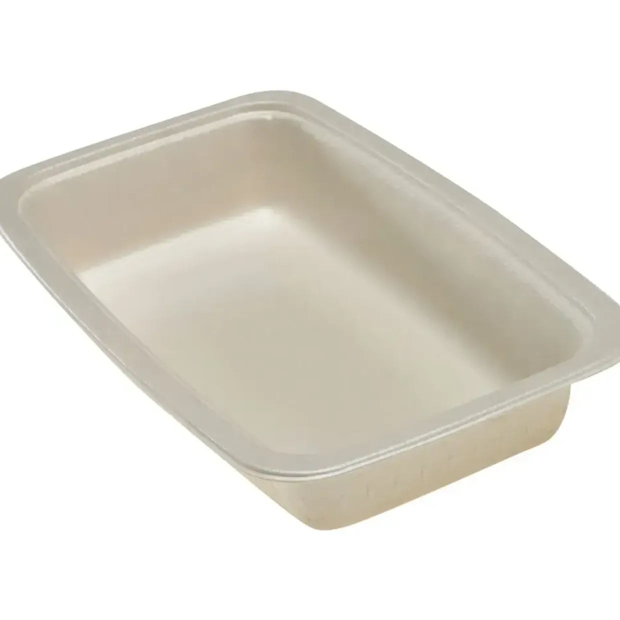 Menubakke, 22,7x17,8x4,5cm, hvid, cellulose, 1-rums - 180 stk