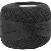Merceriseret bomuldsgarn, nål 2-2,5, sort, 125 m, 20 g/ 1 ngl.