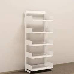 Metalreol - aLTI-hylden - ensidig grundsektion - 1900x750x400mm - Hvid
