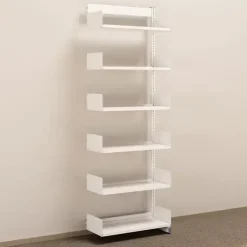 Metalreol - aLTI-hylden - ensidig påbygningssektion - 2200x750x300mm - Hvid