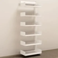 Metalreol - aLTI-hylden - ensidig påbygningssektion - 2200x750x400mm - Hvid