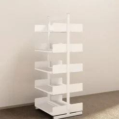 Metalreol - aLTI-hylden - tosidig grundsektion - 1900x750x300mm - Hvid