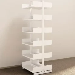 Metalreol - aLTI-hylden - tosidig grundsektion - 2200x750x300mm - Hvid