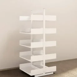 Metalreol - aLTI-hylden - tosidig grundsektion - 1900x750x400mm - Hvid