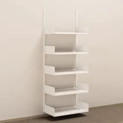 Metalreol - aLTI-hylden - væghængt grundsektion - 2000x750x400mm - Hvid