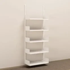 Metalreol - aLTI-hylden - væghængt grundsektion - 2000x750x300mm - Hvid