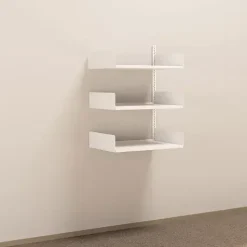 Metalreol - aLTI-hylden - væghængt påbygningsektion - 1000x750x500mm - Hvid