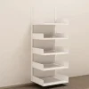 Metalreol - aLTI-hylden - væghængt grundsektion - 2000x750x600mm - Hvid