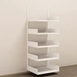 Metalreol - aLTI-hylden - væghængt grundsektion - 2000x750x600mm - Hvid
