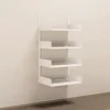Metalreol - aLTI-hylden - væghængt grundsektion - 1500x750x500mm - Hvid