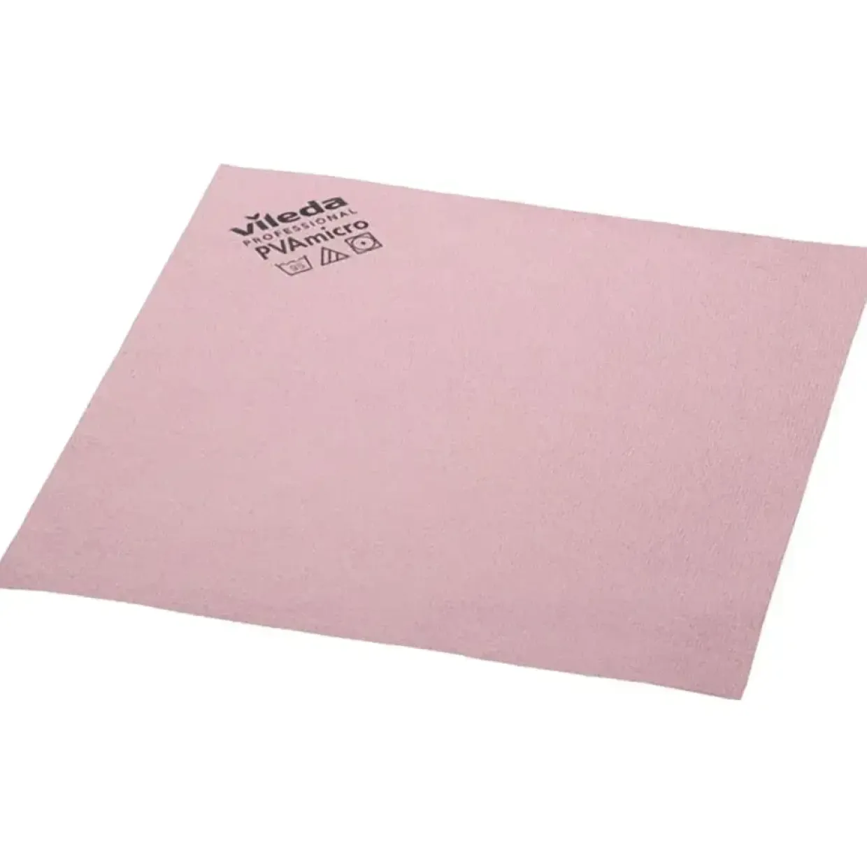 Microfiberklude Vileda rød med PVA imprægnering 80% polyester 20% polyamid - 5 stk