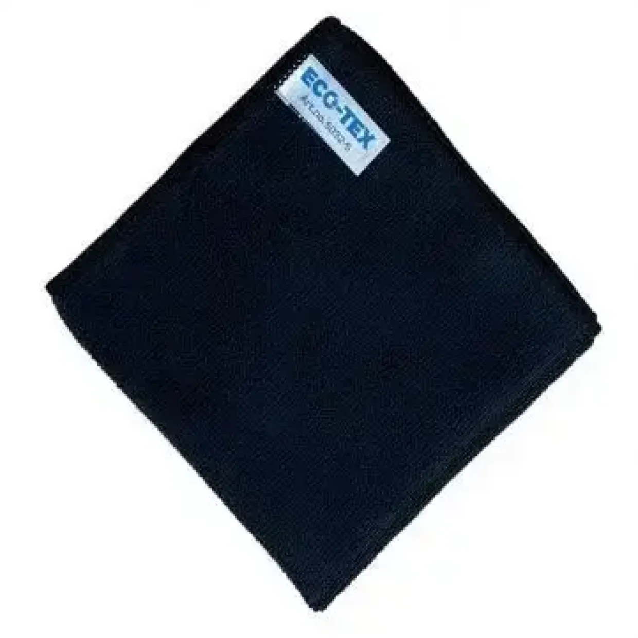 Microfiberklud Neutral Økotex 32x32 cm Sort - 10 stk/pk