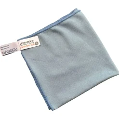 Microfiberklud 40x40cm blå til glasrengøring - 10 stk/pk