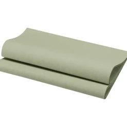 Middagsserviet, Dunisoft, 1/4 fold, 40x40cm, grøn, bio - 360 stk