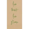 Middagsserviet, Love Green, 3-lags, 1/8 fold, 40x40cm, natur, nyfiber - 1250 stk