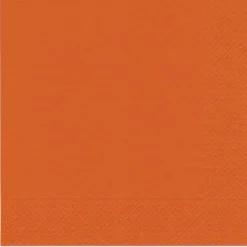 Middagsservietter - Abena Gastro, 2-lags, 1|4 fold, 40x40cm, orange, nyfiber - 2000 stk