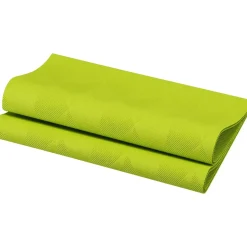 Middagsservietter - Duni Elegance Crystal, 1/4 fold, præget, kiwi, 40x40 cm - 240 stk