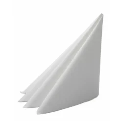 Middagsservietter - Dunilin, 1/4 fold, 40x40cm, hvid - 540 stk