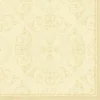 Middagsservietter - Dunilin Opulent Spring, 1/4 fold, 40x40cm, creme - 540 stk