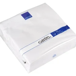 Middagsservietter 3-lags 1|4 fold 40x40cm hvid - 1400 stk