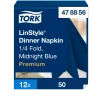 Middagsservietter 39x39 cm - Tork 478856 - Premium Linstyle® Midnight Blue - 12x50 stk