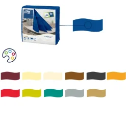 Middagsservietter 39x39 cm - Tork 478856 - Premium Linstyle® Midnight Blue - 12x50 stk