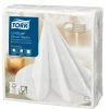 Middagsserviet, Tork Linstyle, 1/4 fold, 39x39cm, hvid, nonwoven - 700 stk