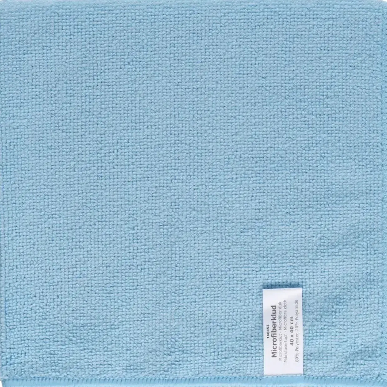 Mikrofiberklude blå 80% polyester 20% polyamid 40x40 cm - 20 stk
