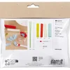 Mini DIY Kit Crepepapir, Crepeblomster, pastelfarver - 1 pk
