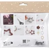 Mini DIY Kit Dekoration, Stjerner, rød