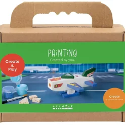 Mini DIY Kit Male | Flyvemaskine, blå/grøn harmoni | 1 pk.