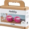 Mini DIY Kit Modellering | Fyrfadsstager, pink | 1 pk.