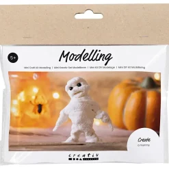 Mini DIY Kit Modellering, Mumie, hvid
