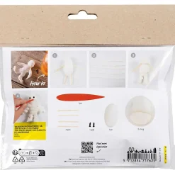 Mini DIY Kit Modellering, Mumie, hvid
