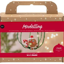 Mini DIY Kit Modellering, Peberkagemand, ass. farver